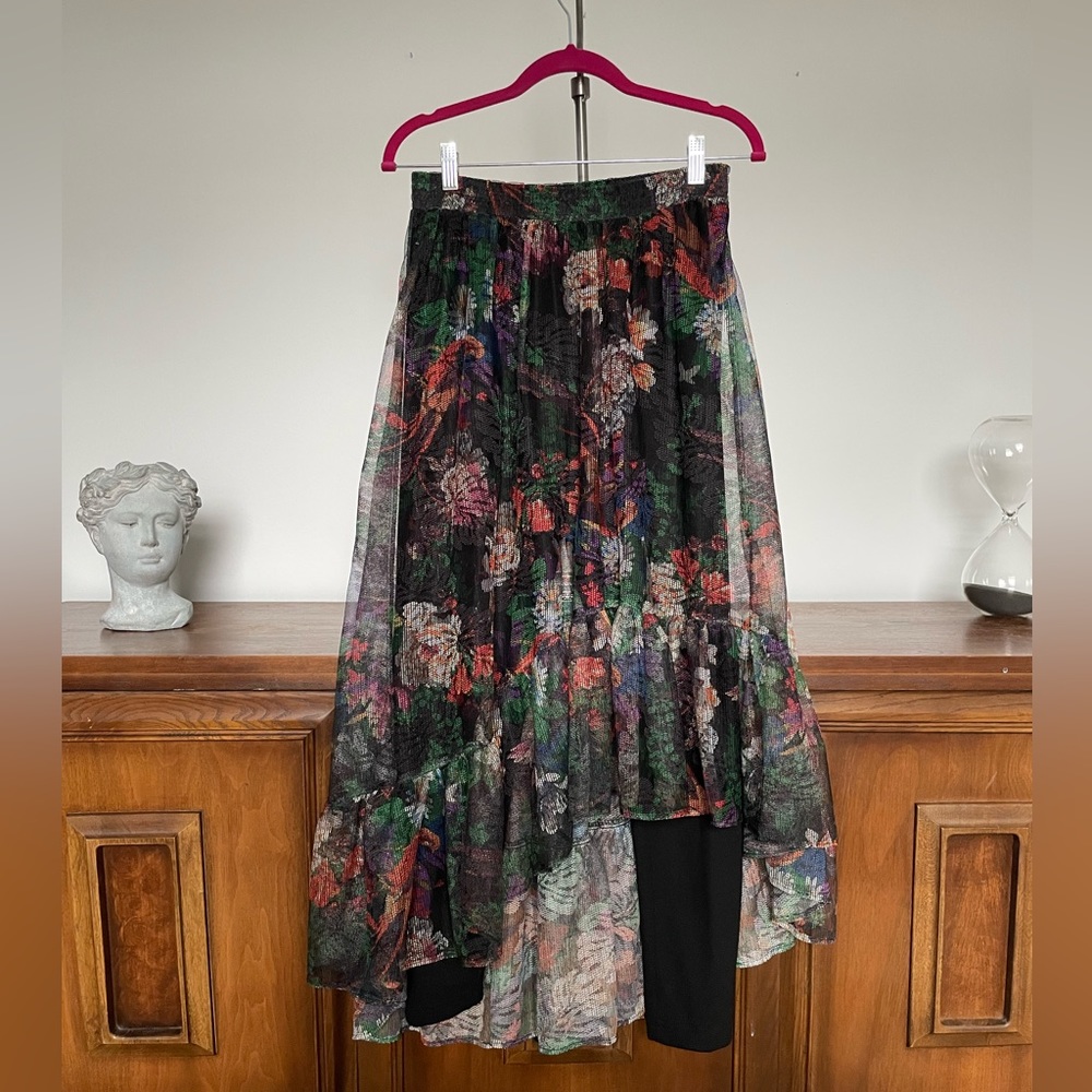 Maeve (Anthropologie) Meena Floral Skirted Leggings | Size S